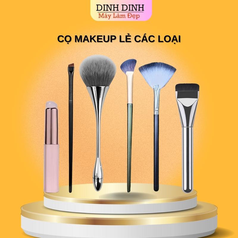  Cọ makeup Cọ trang điểm cọ makeup lẻ các loại: Cọ đánh khối mũi cọ má hồng cọ phấn phủ cọ highlight cọ kẻ mắt 