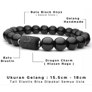 Giok Hitam Naga Fengshui: Memperkaya Energi dan Keharmonisan - 1 Jade