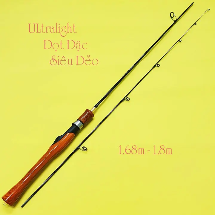Cần Câu Lure UL 1m68 1m8 chuyên câu suối, câu cá mương cá cháp Đi Câu Bắt Cá Fishing