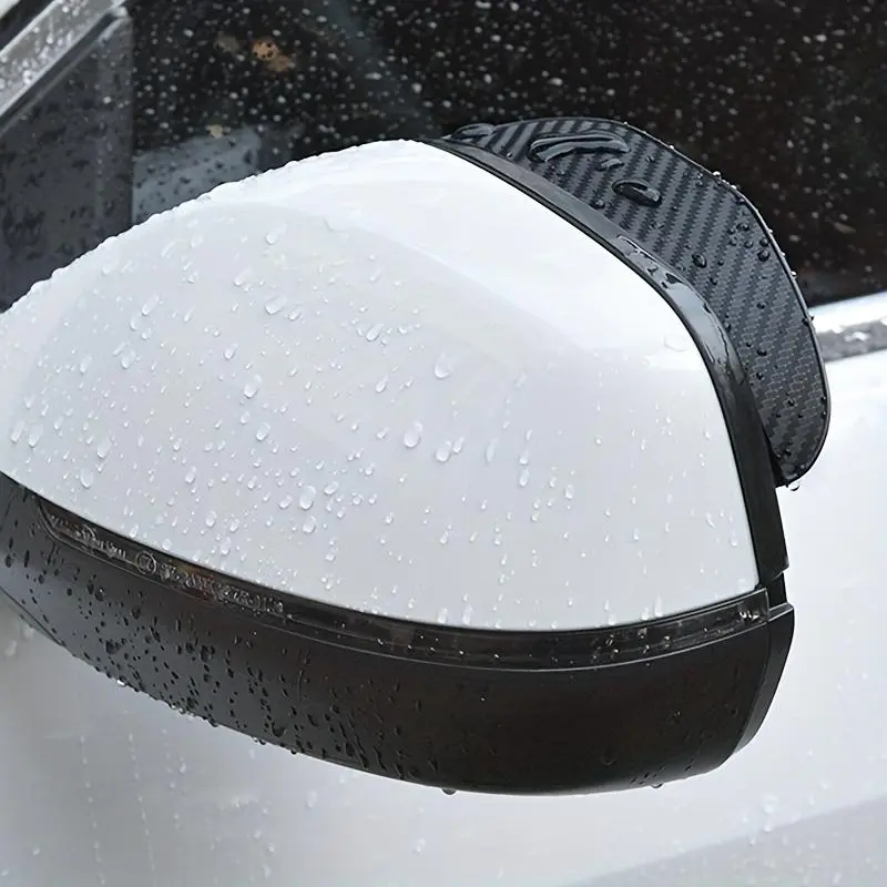 Car Side Mirror Rain Cover, 2 Counts/set Durable Car Side Mirror Rain Cover, Universal Car Exterior Accessories for Car Decoration