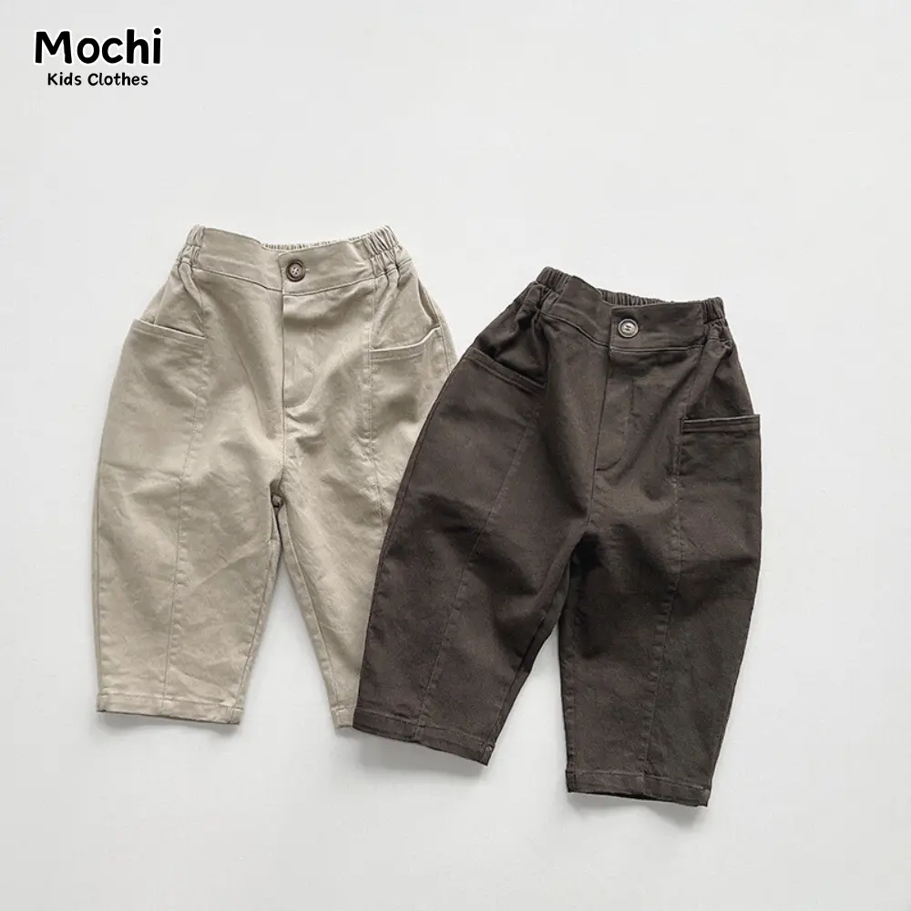 [Hàng QC cao cấp] Quần KAKI dày dặn co dãn nhẹ Cho Bé Trai Bé Gái - Chất Mềm Mịn Cao Cấp, Thiết Kế Đơn Giản, Đa Năng, Phong Cách Hàn Quốc