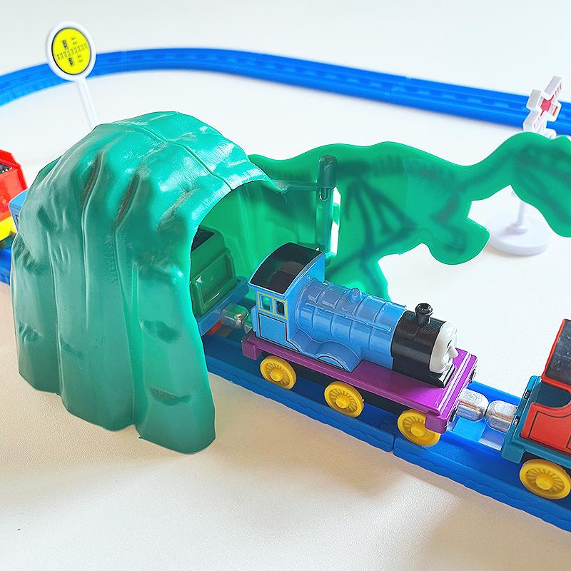 Product Introduction of Thomas Electric Train Track Toy Alloy Series Children Baby Boys and Girls Holiday Gift Suit 3 + 13