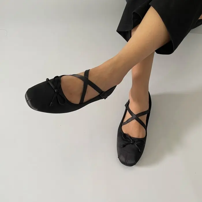 Blow Mason Satin Mary Jane Ballet Flats BLWF 0024 ballet  shoes 3