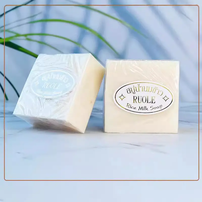 Handmade soap, cleansing soap, fragrant rice soap, bath and cleaning soap