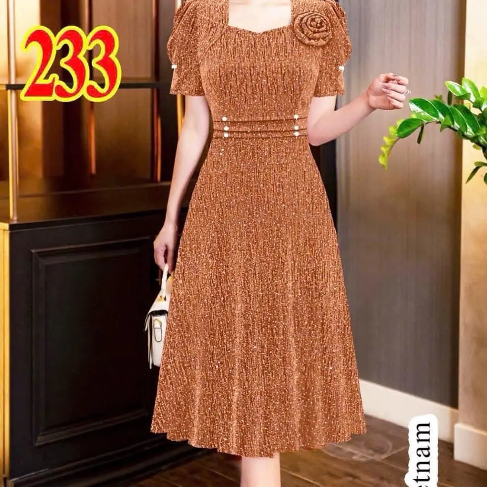 Đầm trung niên thiết kế cao cấp N.A.#mã 233