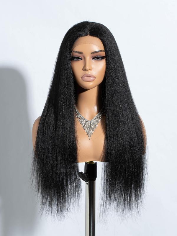 26 Inch Long Straight Wigs for Women, Gorgeous Fluffy Wigs Without Bangs for Daily, Cosplay, Anime or Costume Party, Striking Natural Fluffy Hair Wigs Without Bangs for Daily & Party 0