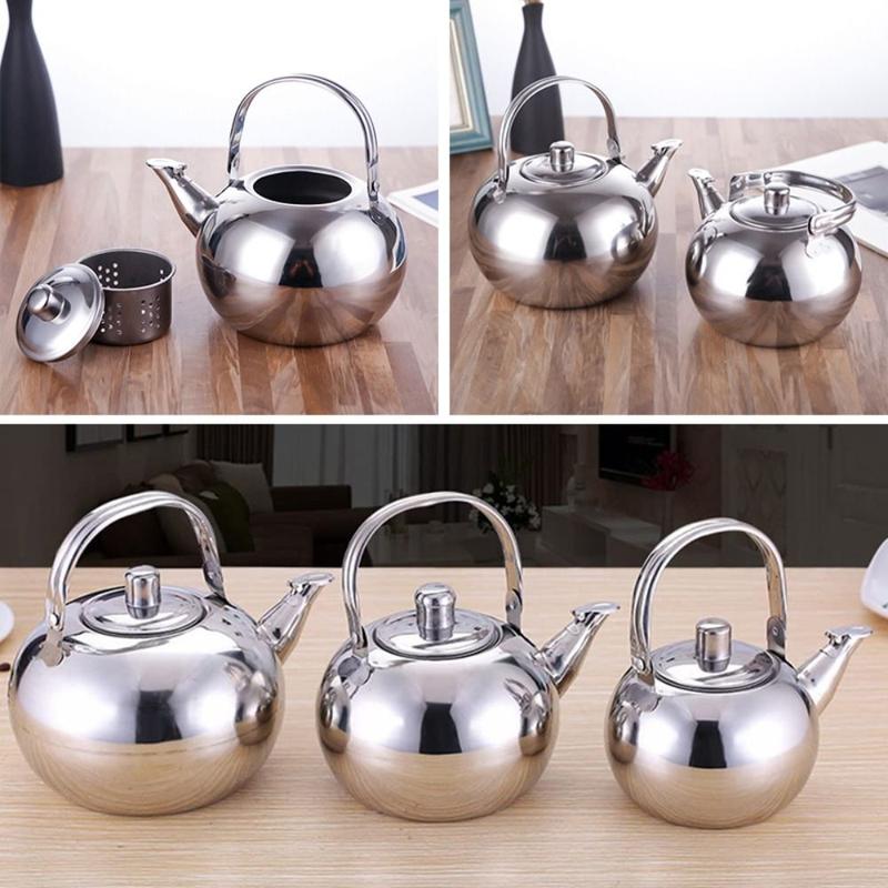baninban Di động Thép không gỉ Ấm đun nước Sức chứa lớn Với bộ lọc lọc Bình trà…