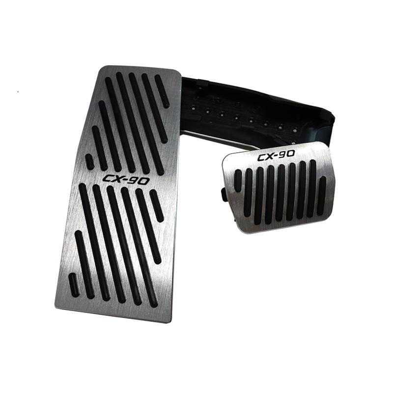 Product Introduction of For 2023 2024 Mazda CX90 CX-90 cx 90 Car Accelerator Pedal Brake Foot Rest Pad No Drill Cover Anti Skid Auto Accessories Guards 2