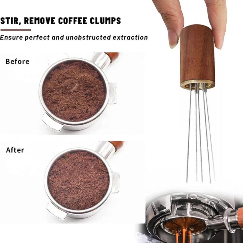 Jarum Kopi Coffee Needle Distribution Tool Tamper Jarum Kopi Espresso ...