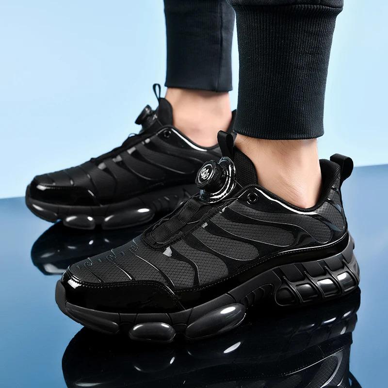 Custom Men Fashion Casual Sports Sneakers Rotary Knob Easy Wearing Lightweight Blank Running Walking Shoes for Women Trainers Training_voghion.com