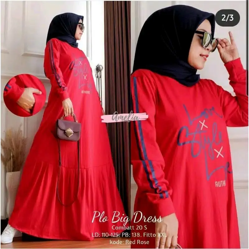 Gamis Jumbo Terbaru Bahan Adem & Nyaman 4
