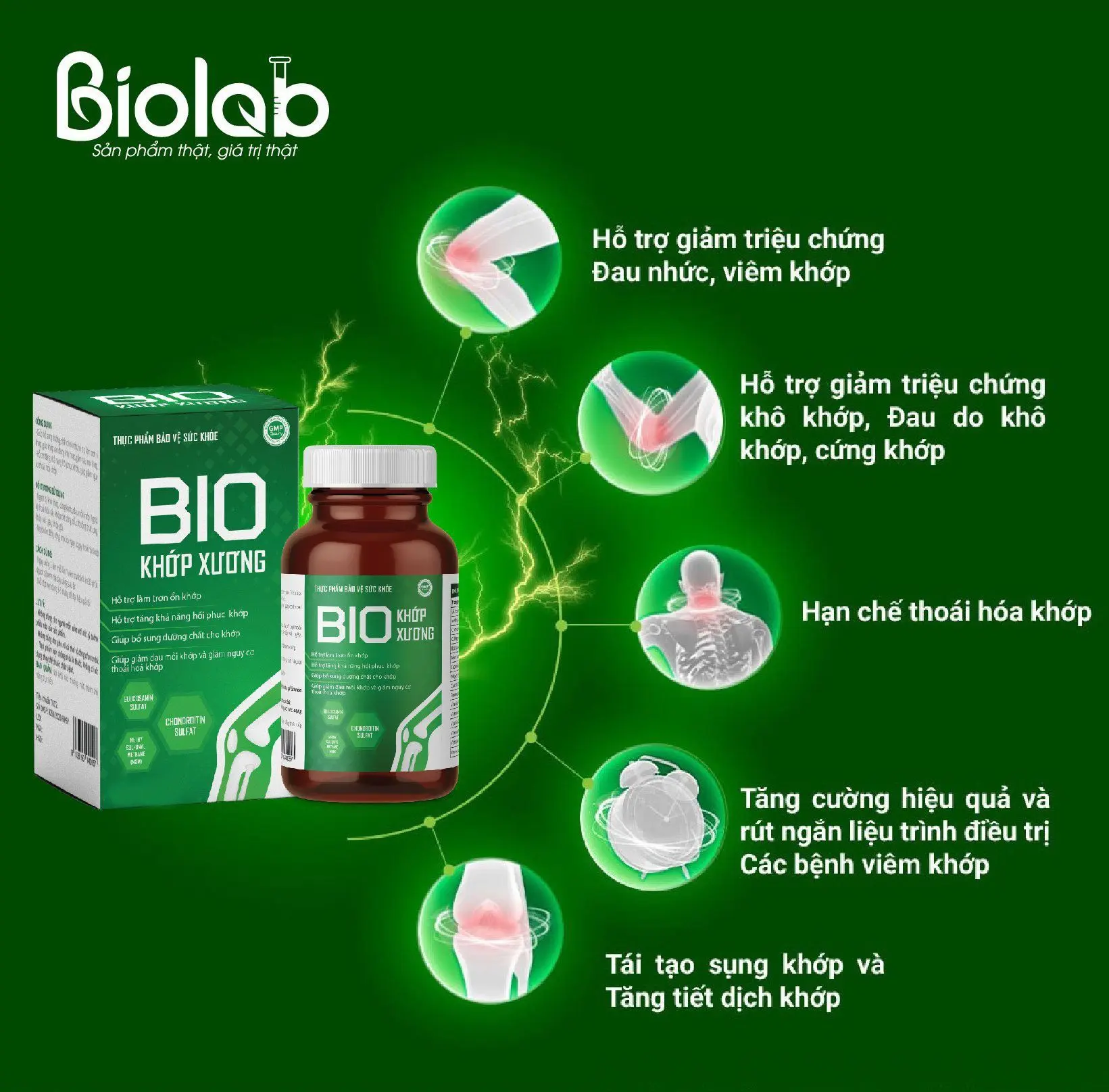 Bio Xương Khớp - Giải pháp cho hệ cơ xương khớp khỏe mạnh (Hộp 30 viên)
