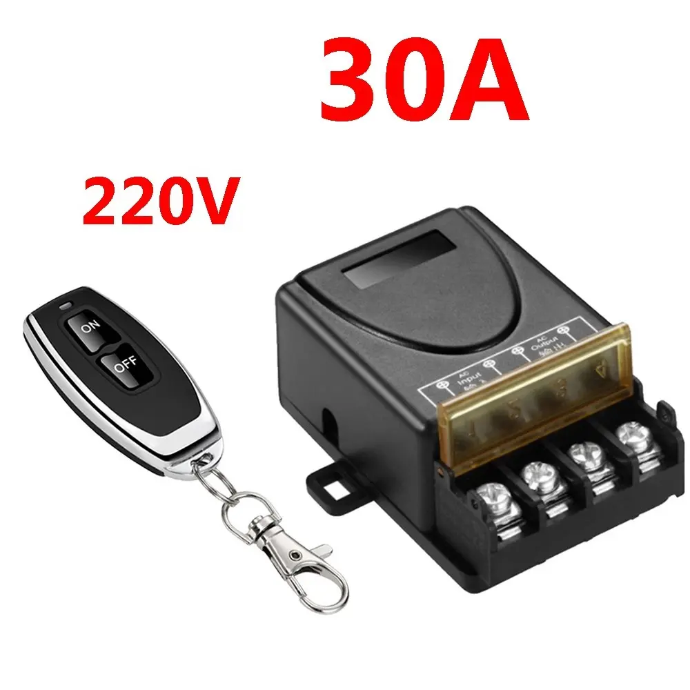 Công tắc điều khiển từ xa Rf 100m/3000w/30A/220V RF 433Mhz