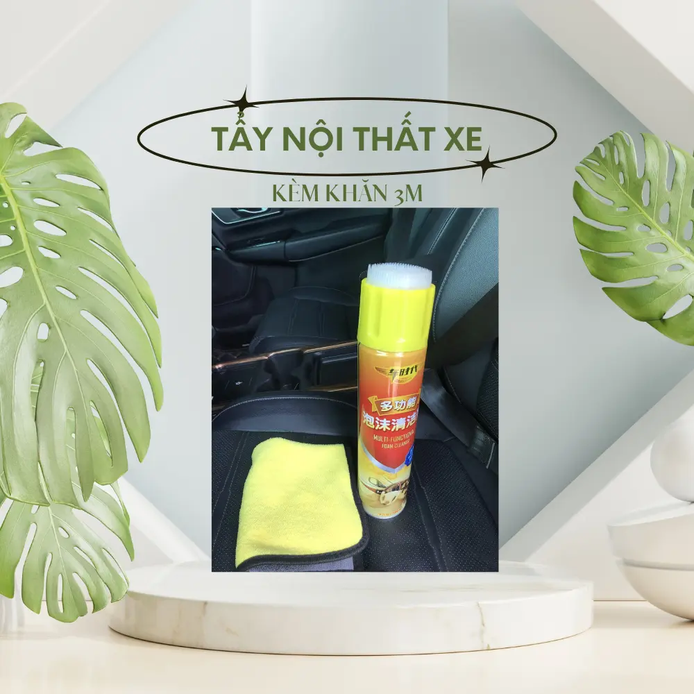 GIẶT NỆM TẨY NỘI THẤT XE Ô TÔ, GIÚP XE SẠCH SẼ