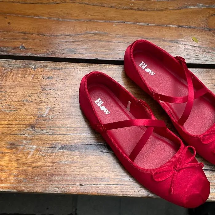 Blow Mason Satin Mary Jane Ballet Flats BLWF 0024 ballet  shoes 5
