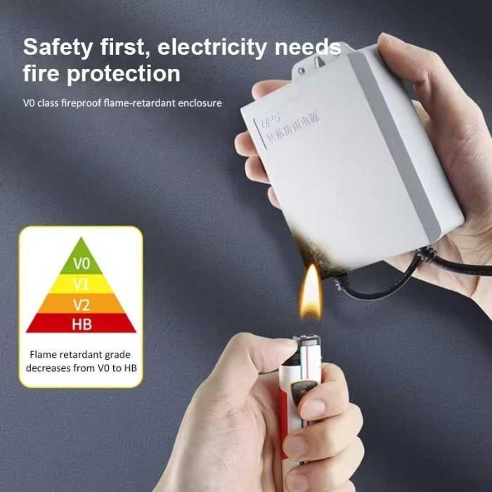 Mini UPS power backup 3600mAh, solusi ideal untuk CCTV dan router - S360 5