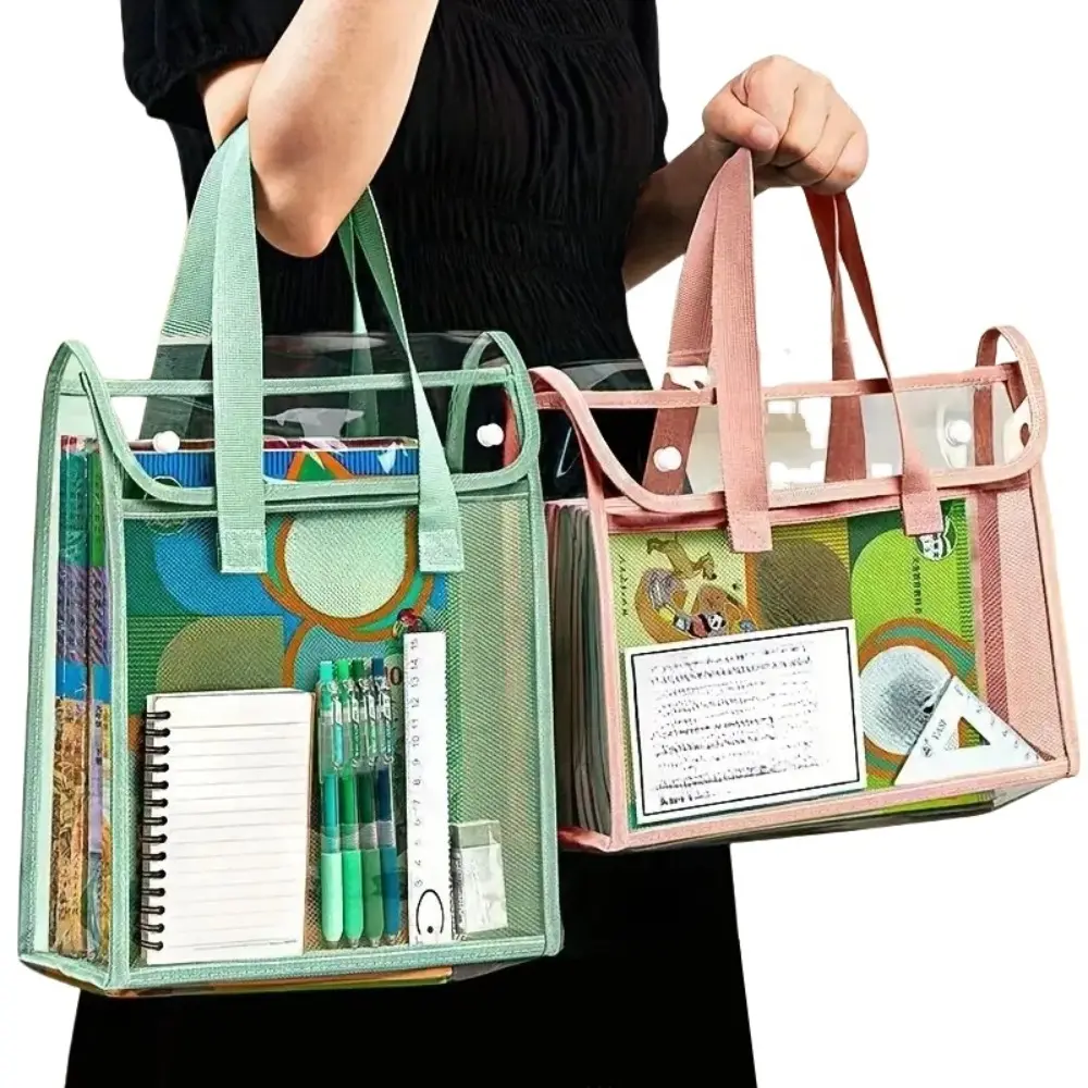 Tas Dokumen Transparan Tas Dokumen Folder Map Kerja Document Organizer Multifungsi Untuk Buku Tas Dokumen Transparan Kantong Dokumen Tahan Air