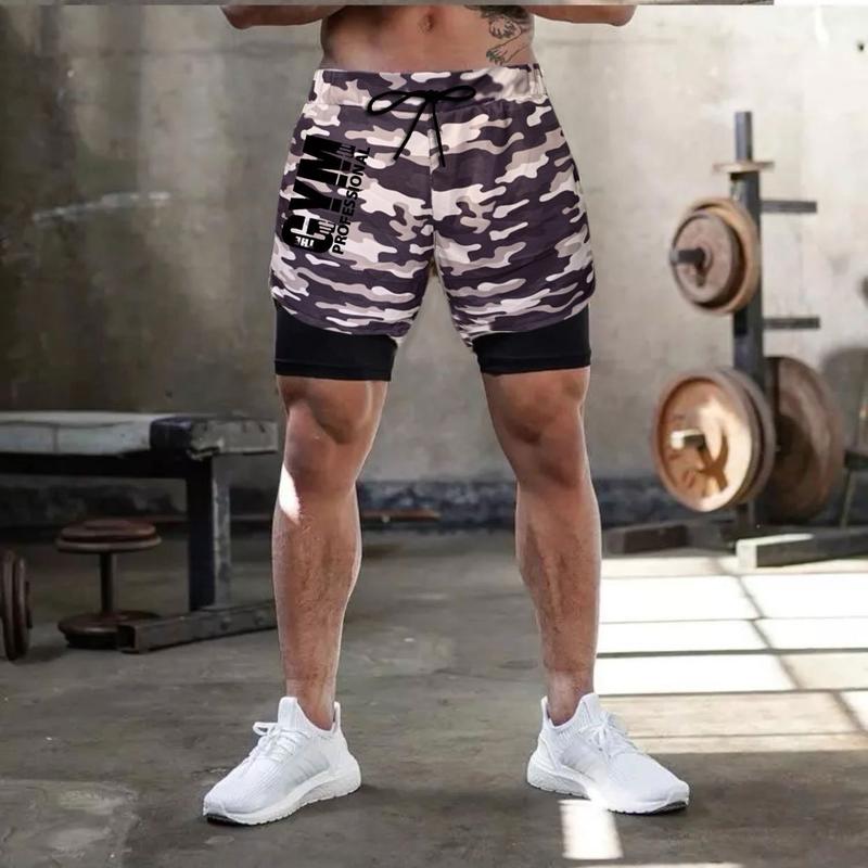 Quần đùi Tập Gym 2 Lớp Form Dài Quần Legging Nam có Túi Trong Thể Thao Cao Cấp 5