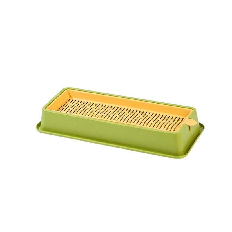 Seed Sprouter Tray Hydroponic Cat Grass Box Wheatgrass Bean Sprouts Wheatgrass Grower Soil Free Cat Grass Sprouting Tray for Microgreens 7