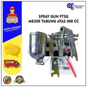 SPRAY GUN F75G MEJOR TABUNG ATAS 400 CC