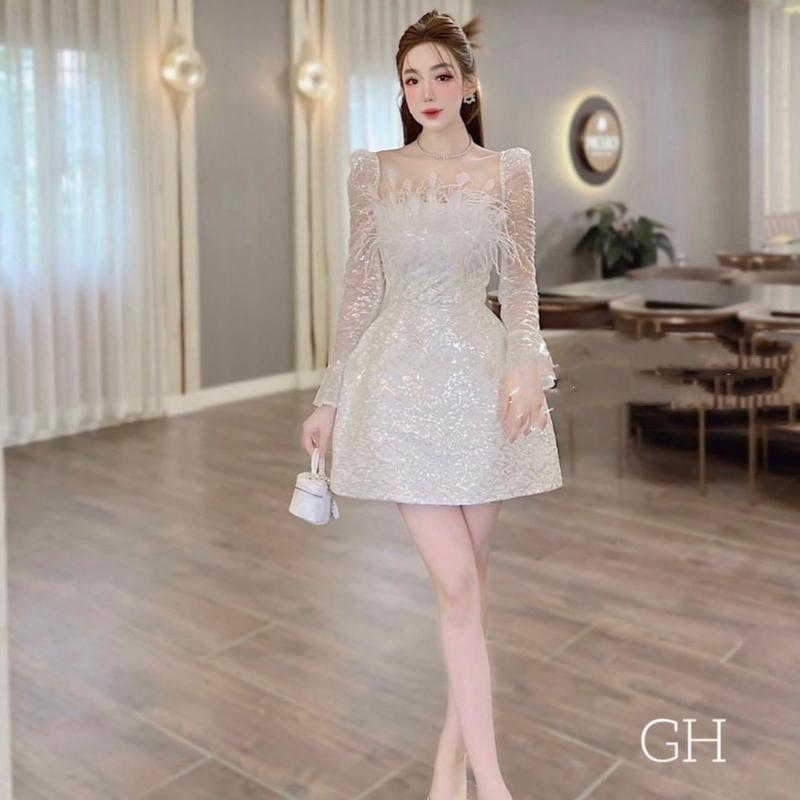 VÁY REN KIM XA DÀI TAY 3