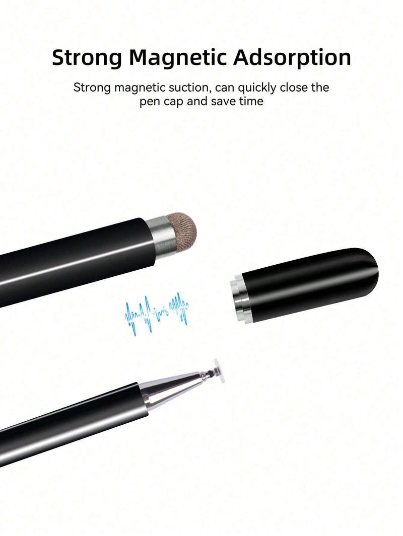 Product Introduction of สกรูปลายปากกาสไตลัสแบบคาปาซิทีฟแบบ3 in 1ดูดซับแม่เหล็กพร้อมหมึกไม่มีแบตเตอรี่สำหรับระบบสัมผัสแอนดรอยด์ iPhone iPad iOS Android ใหม่หน้าจอสัมผัสสไตลัสแบบ Capacitive ปากกาสัมผัสปากกาดินสอสไตลัสอเนกประสงค์สำหรับ สำหรับไอแพดดินสอ 4