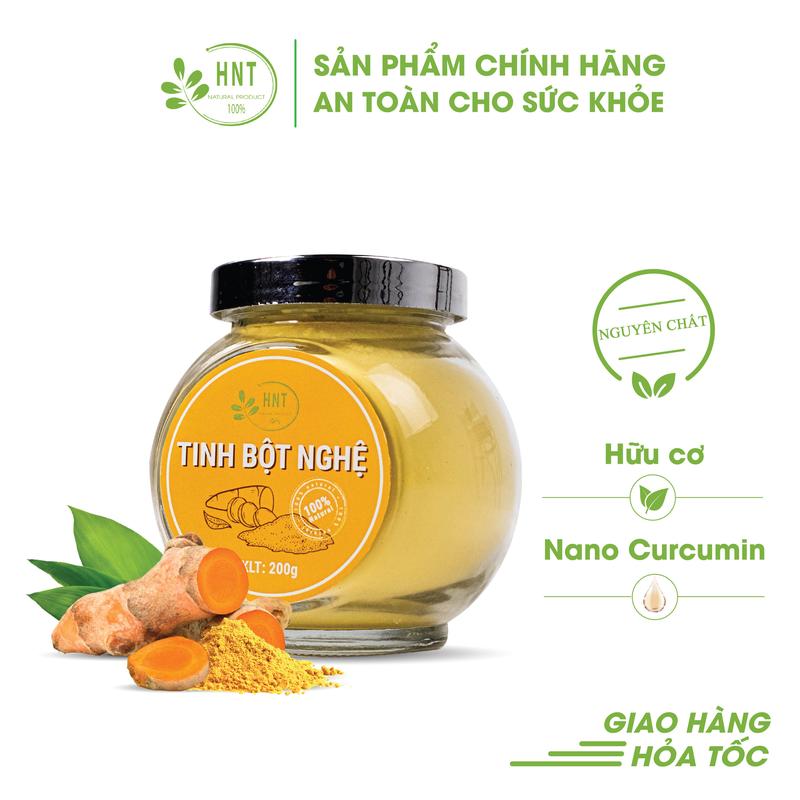 Tinh bột nghệ Nano Curcumin HNT NATURAL PRODUCT TBN200G #OCOP #DacSanVietNam