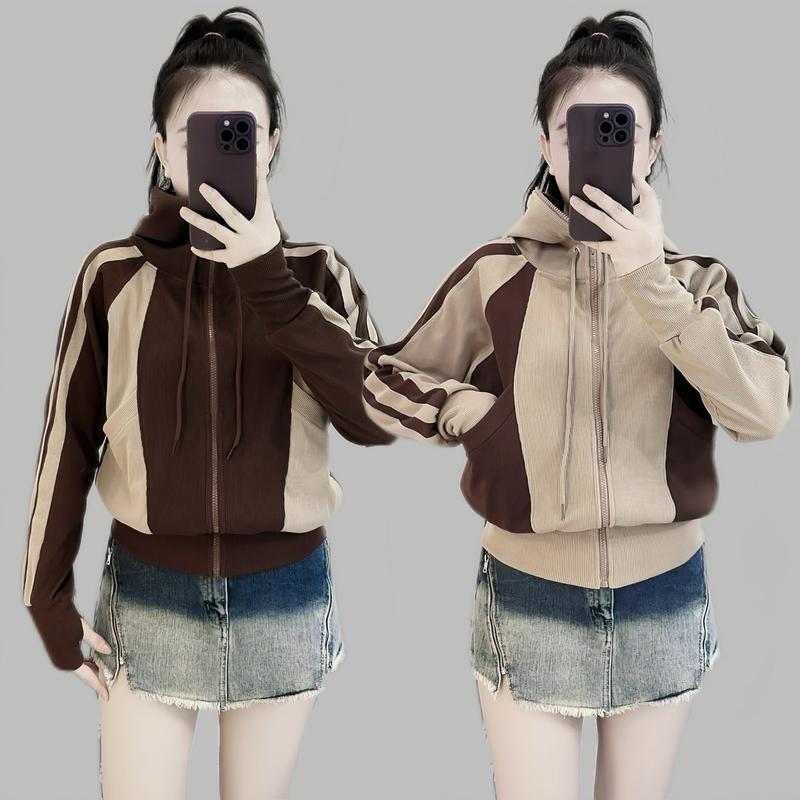 Áo Khoác Gân Mix Túi Sườn 6 Túi L2 by Hangfinshop Top Nữ Women