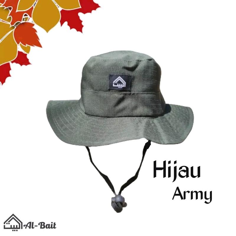 Topi Bucket Rimba Gunung Pria Wanita Outdoor Topi Rimba Hat Topi Mancing Topi Gunung Topi Camping Topi Hutan Topi Hiking Tactical Koboi Topi Kekinian Nyaman 3
