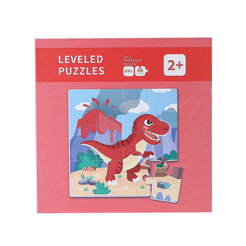 Magnetic Puzzle Children's Handmade DIY Quiet Book Early Education Educational Paper 3-in-1 Soft Magnetic Puzzle Book 3