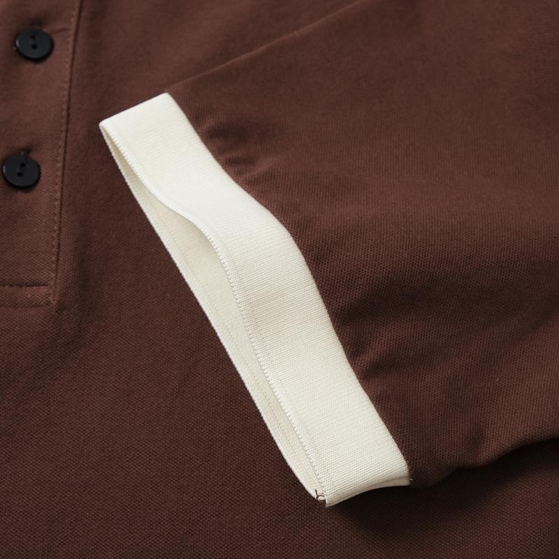 Áo thun Polo trơn nam có cổ MONOGRAM vải cotton CSC Pique Basic nam tính, thanh lịch - ALPHA MAN Menswear 6