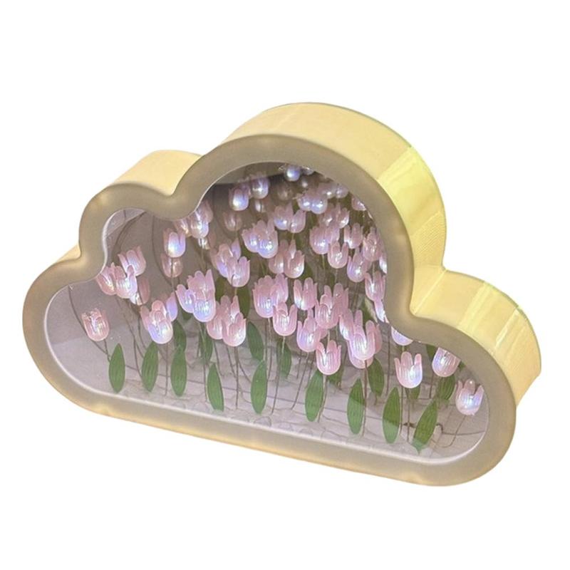 Product Introduction of Đèn Tạo Không Khí Hoa Tulip, Thủ Công Tự Làm, Hình Đám Mây, Đèn Ngủ, Cho Ngày Lễ Tình Nhân, Quà Tặng 18