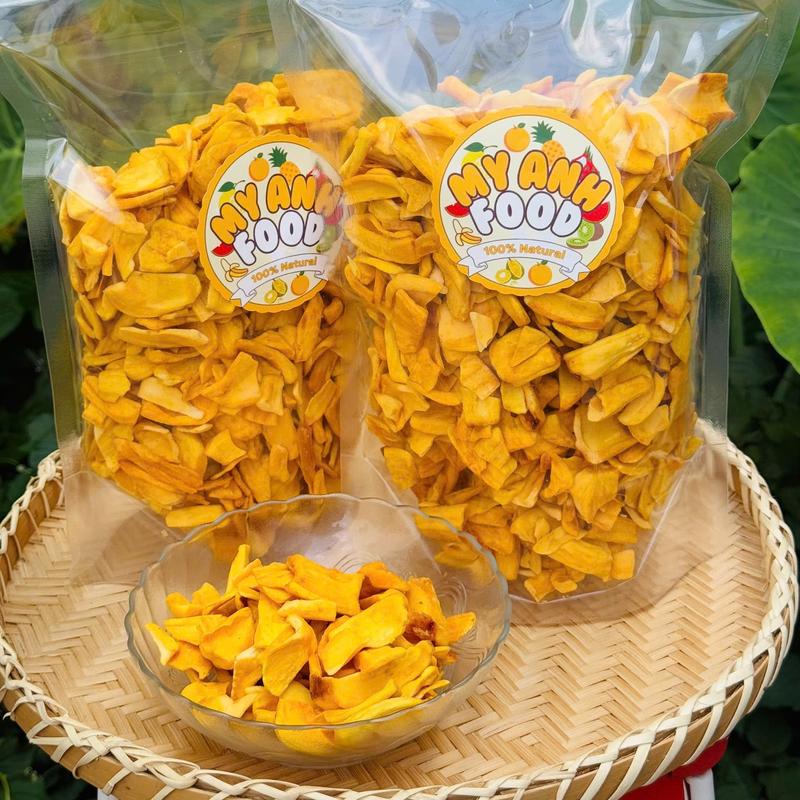 02 Túi loại  500g  - Mít vụn sấy giòn, ngọt tự nhiên thay thế Snack - MỸ ANH FOOD 4
