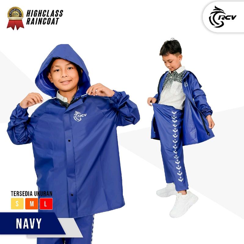 (BELI 1 DAPAT 2 STEL) JAS HUJAN ANAK RAINCOAT KIDS Setelan SD&TK Laki-laki Perempuan Raincoat Best Quality Tebal Kuat Elastis Anti Rembes Mantel 7