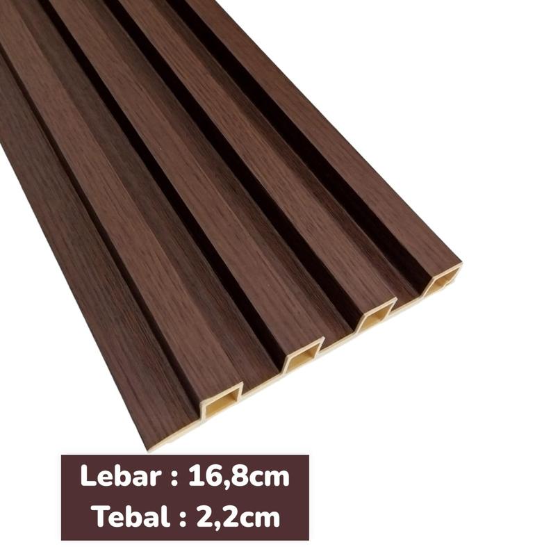 PROMO BELI 10BTG GRATIS LEM SEALANT l WALLPANEL 3D WPC FLUTED WOOD PANEL PANJANG 2.9M 6