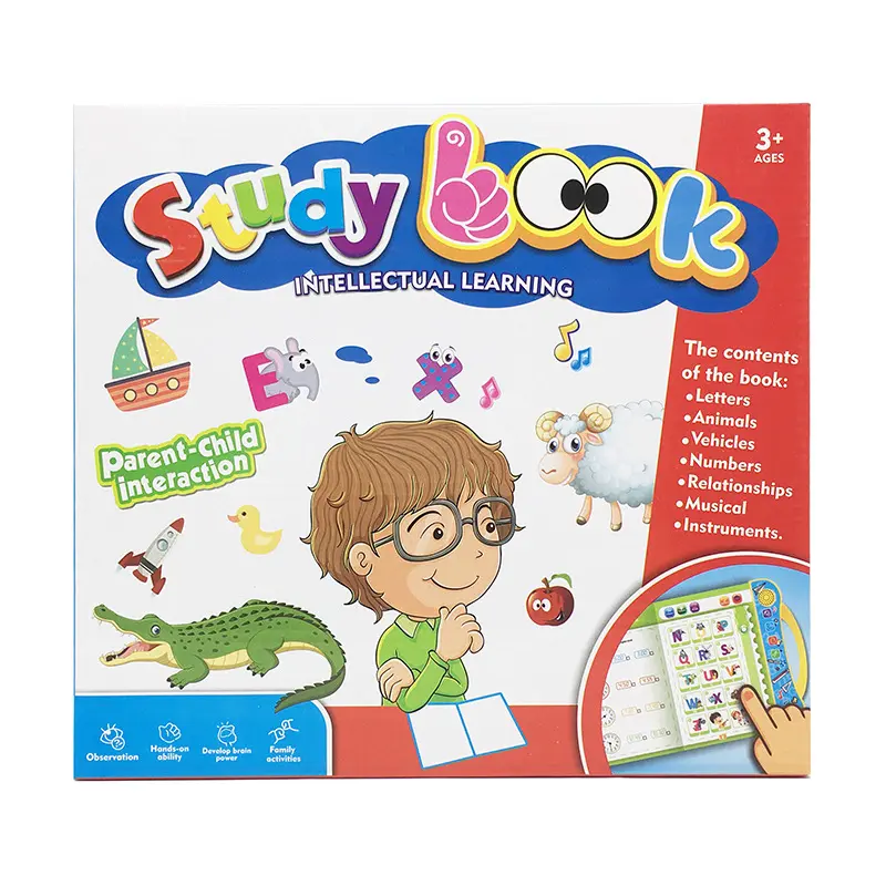 New English Finger Point Reading Book for Children Early Education Educational Learning Toy Hot-Selling Smart Sound Electronic Book