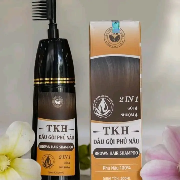 Dầu gội phủ nâu trần kim huyền
