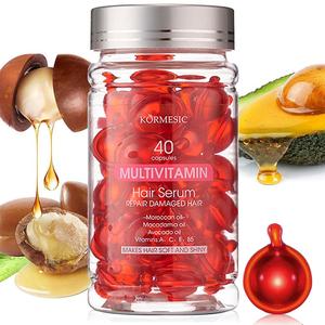 Multivitamin Hair Vitamin Capsule,1 Count/2 Counts Hair Care Essential Capsule for Dry&Damaged Hair, Hair Care&Styling Product for Women&Menマルチビタミンヘアビタミンカプセル