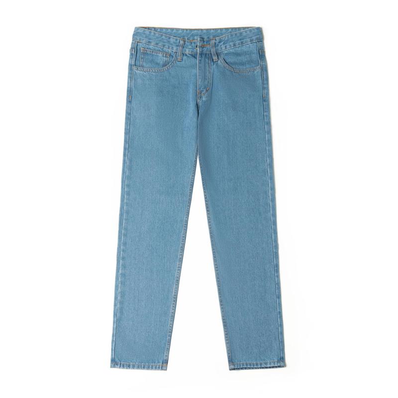Quần Bò Jean Cao Cấp Nam Ống Suông Đứng Baggy Màu Xanh Nhạt/Xanh Đậm Vải Bò Jeans Xuất Xịn C1 Tại HT Store Menswear Pants quanjean nam 6
