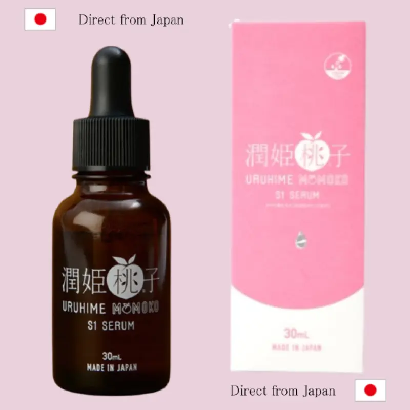 Uruhime Momoko S1 Serum 30ml Niacinamide & Cica Serum, Bright & Soothing Skin