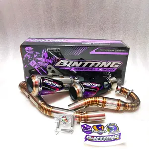 Knalpot KLX-CRF-DTRACKER Model Atas Type Botol Original Standar 150cc BoreUp 160-200cc Mesin Supermoto