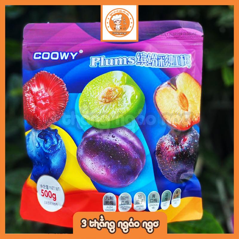 Ô Mai Mix 6 Vị (500g), Ô Mai Cherry, Ô Mai Việt Quất, Ô Mai Mix 3 Vị (408g) Ngon Ngọt Xí Muội Food Ăn Vặt