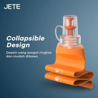 Gambar Soft Flask JETE 250ml Botol Air Lipat Silicone Foldable Sport Water Bottle Minum Olahraga Lari Running BPA Free - 250 ml - 250 ml dari Doran Authorized Store Kota Administrasi Jakarta Pusat 3 Tokopedia