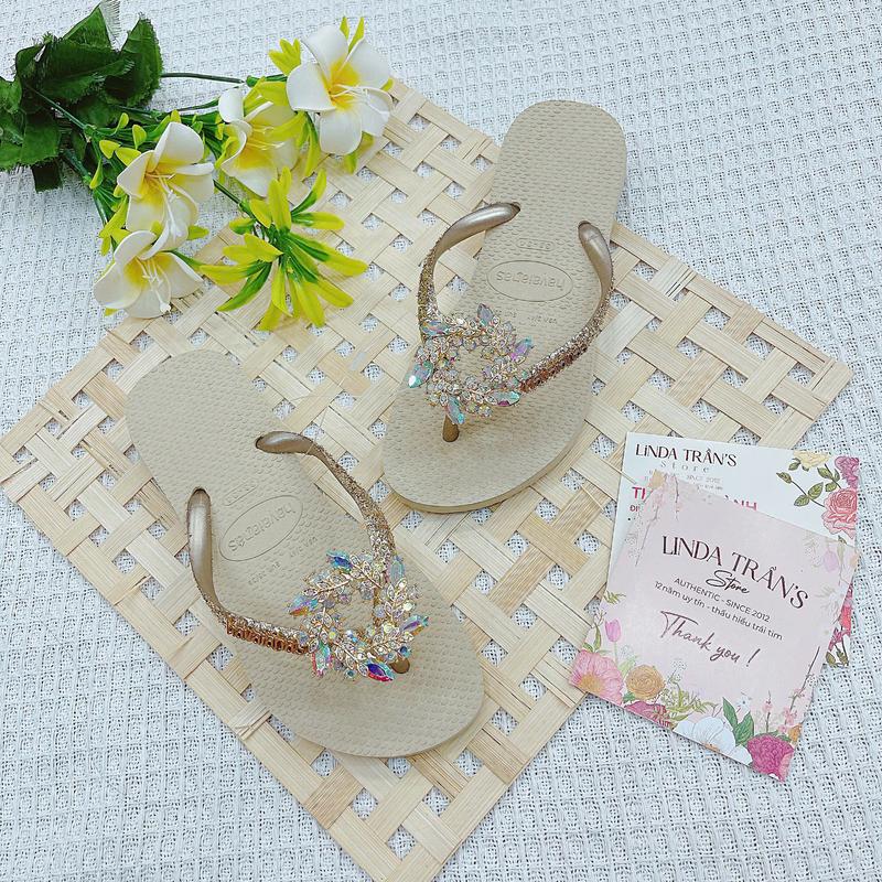  DÉP KIM TUYẾN CHARM NQ TRẮNG  - Linda Trần's Store 