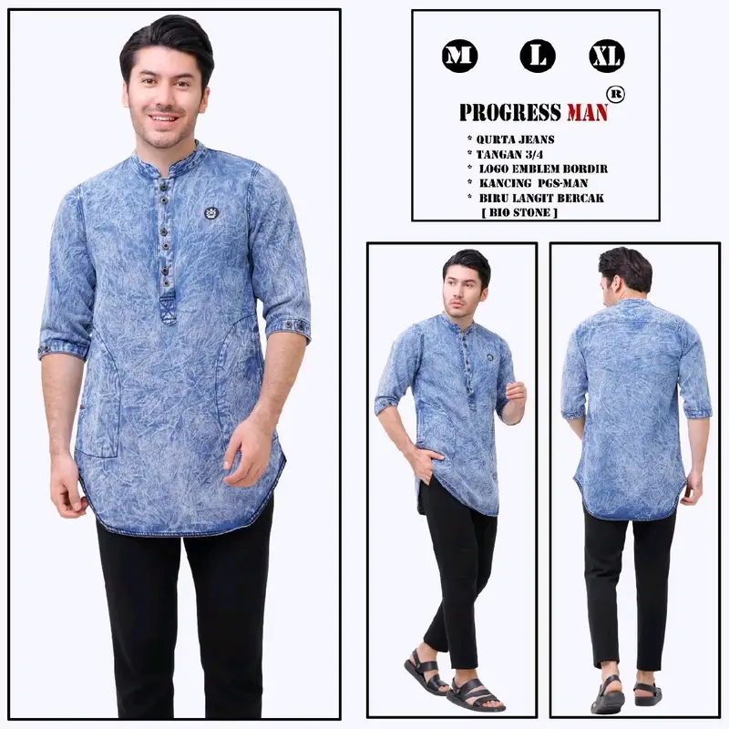 Baju Koko Jeans Prograsman Original 4