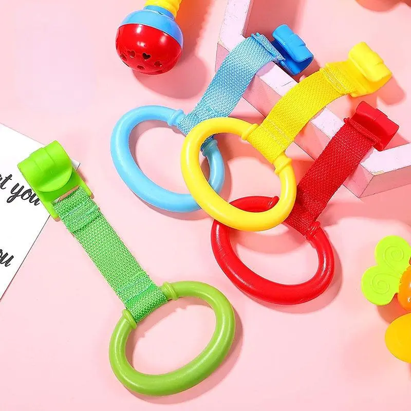 Pull Ring For Playpen Baby Crib Hooks General Use Hooks Baby Toys Pendants Bed Rings Hooks Hanging Ring Help Baby Stand
