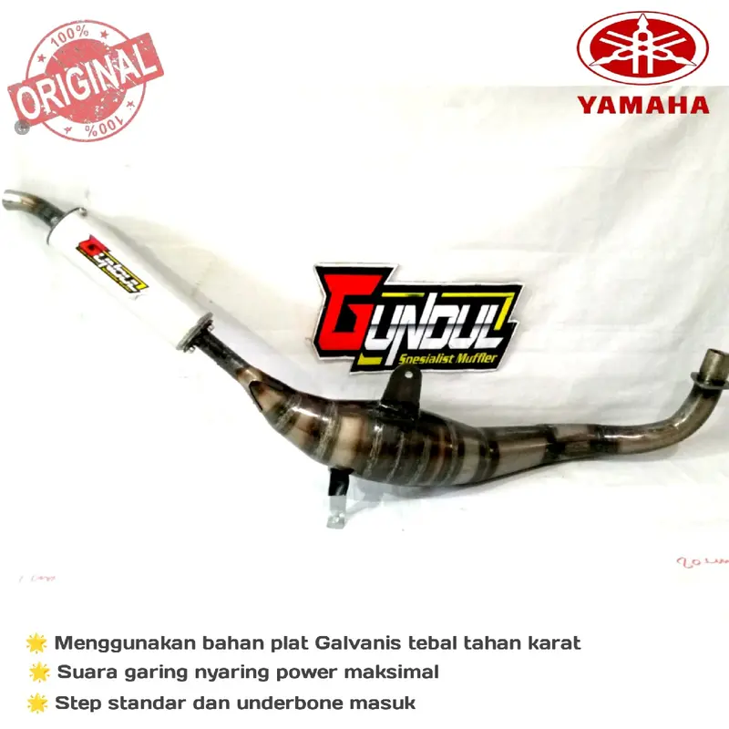 Knalpot racing fizr F1ZR force1 alfa racing type underbone step standar bisa Kendaraan 0