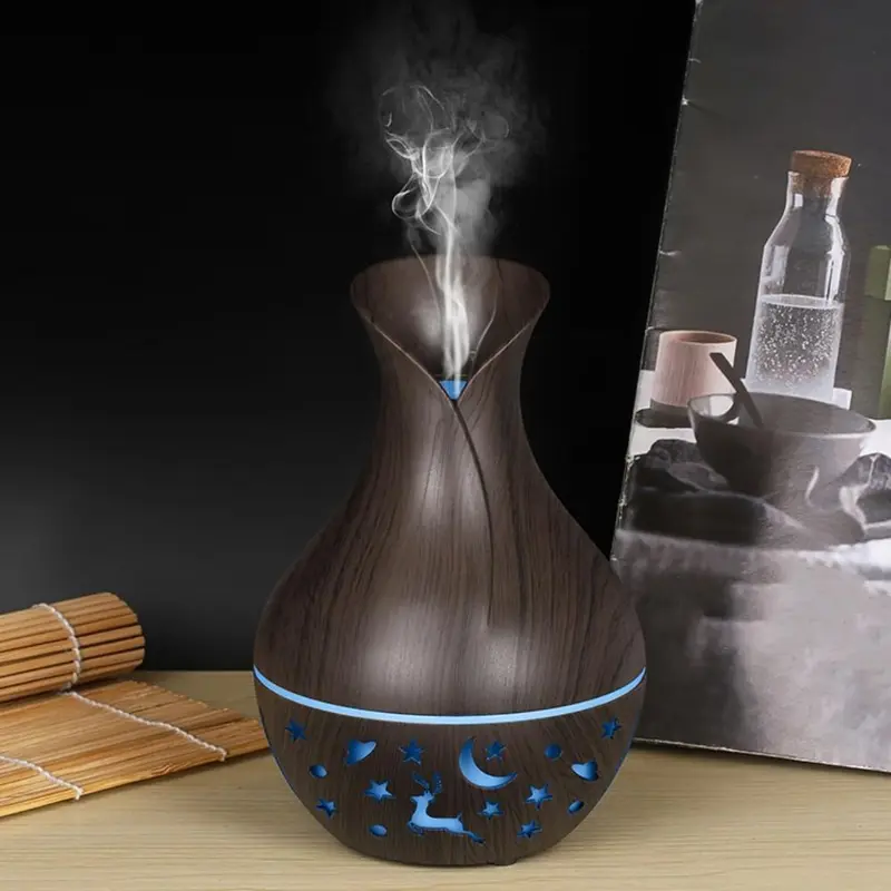 Creative Vase Shaped Humidifier, USB Powered Aroma Diffuser, Mist Maker for Office, Bedroom, Living Room, Home Decor 5