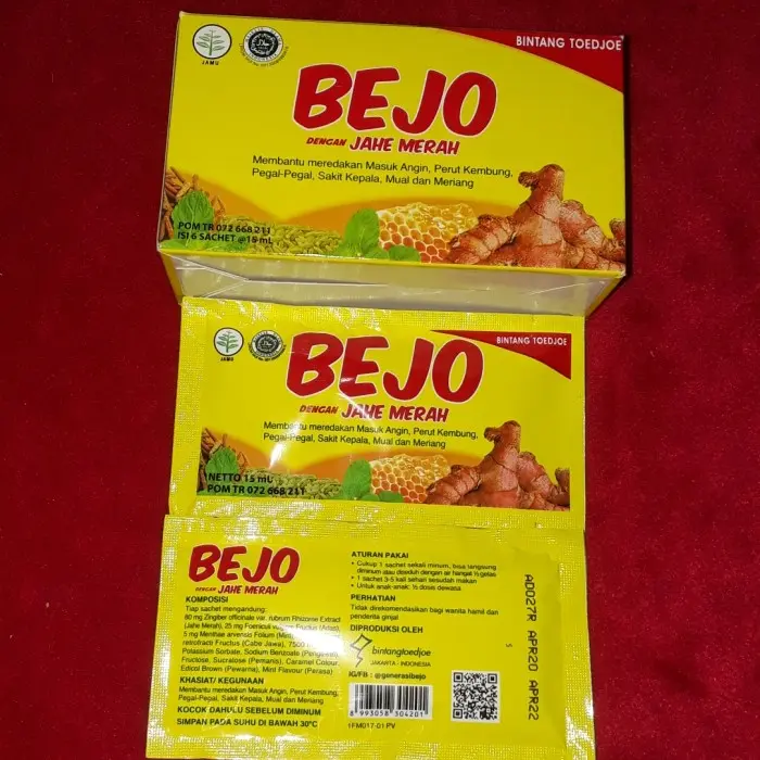 bejo jahe merah isi 12 sachet 0