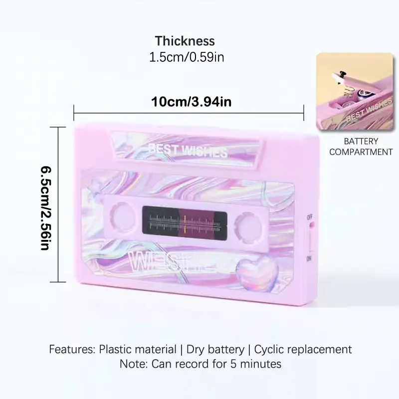 Băng Thẻ Giọng Nói Ghi Âm, Có Thể Ghi Lại 300 Giây, Thẻ Âm Nhạc Tự Làm, Thích Hợp Cho Ngày Lễ Tình Nhân, Kỷ Niệm, Quà Tặng Sinh Nhật 8